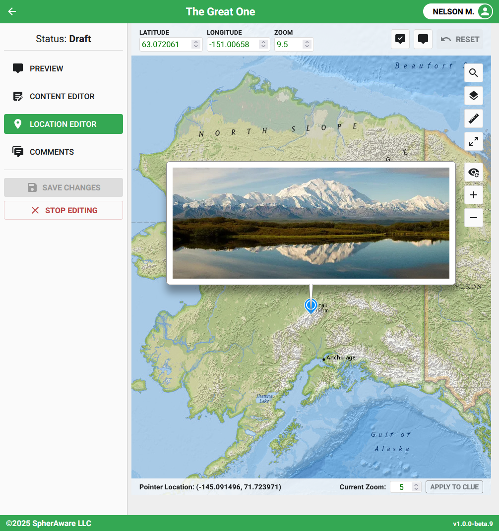 Location Editor
